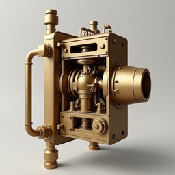 Whistle Section View Free Brass Steam Whistle Image - Brass, Steampunk, Whistle | Download ...