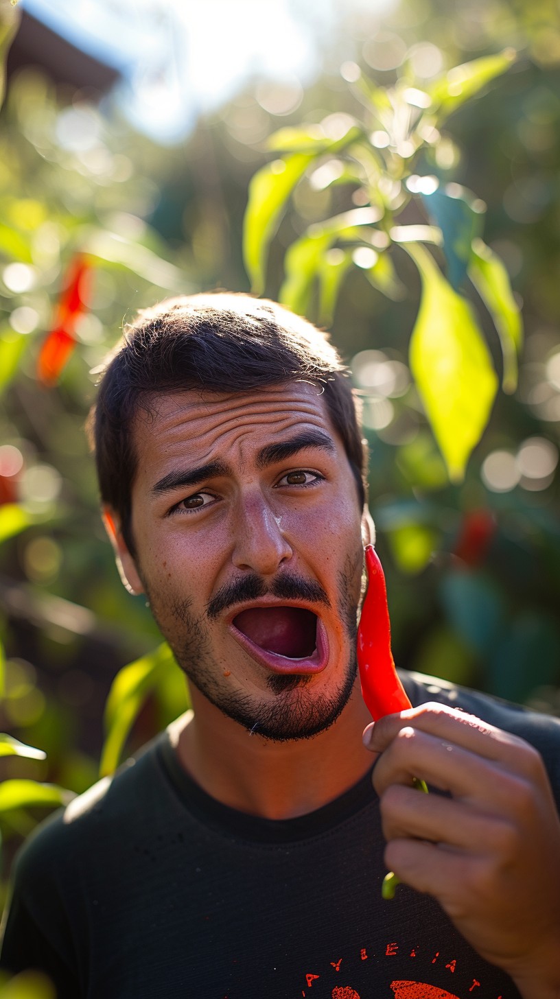 Free Spicy Pepper Reaction Photo - Man, Chili, Spice | Download at ...
