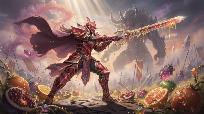Free Mystical Fruit Warrior Image - Fantasy, Warrior, Battle | Download ...