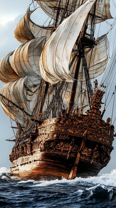 Free Sailing Ship Dusk Image - Ship, Sea, Silhouette | Download at ...