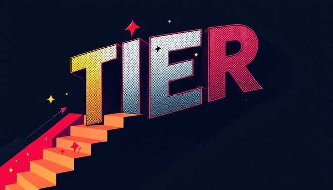 Tier White Graphics Free Bold Tier Lettering Image - Typography, Tier, Lettering | Download ...
