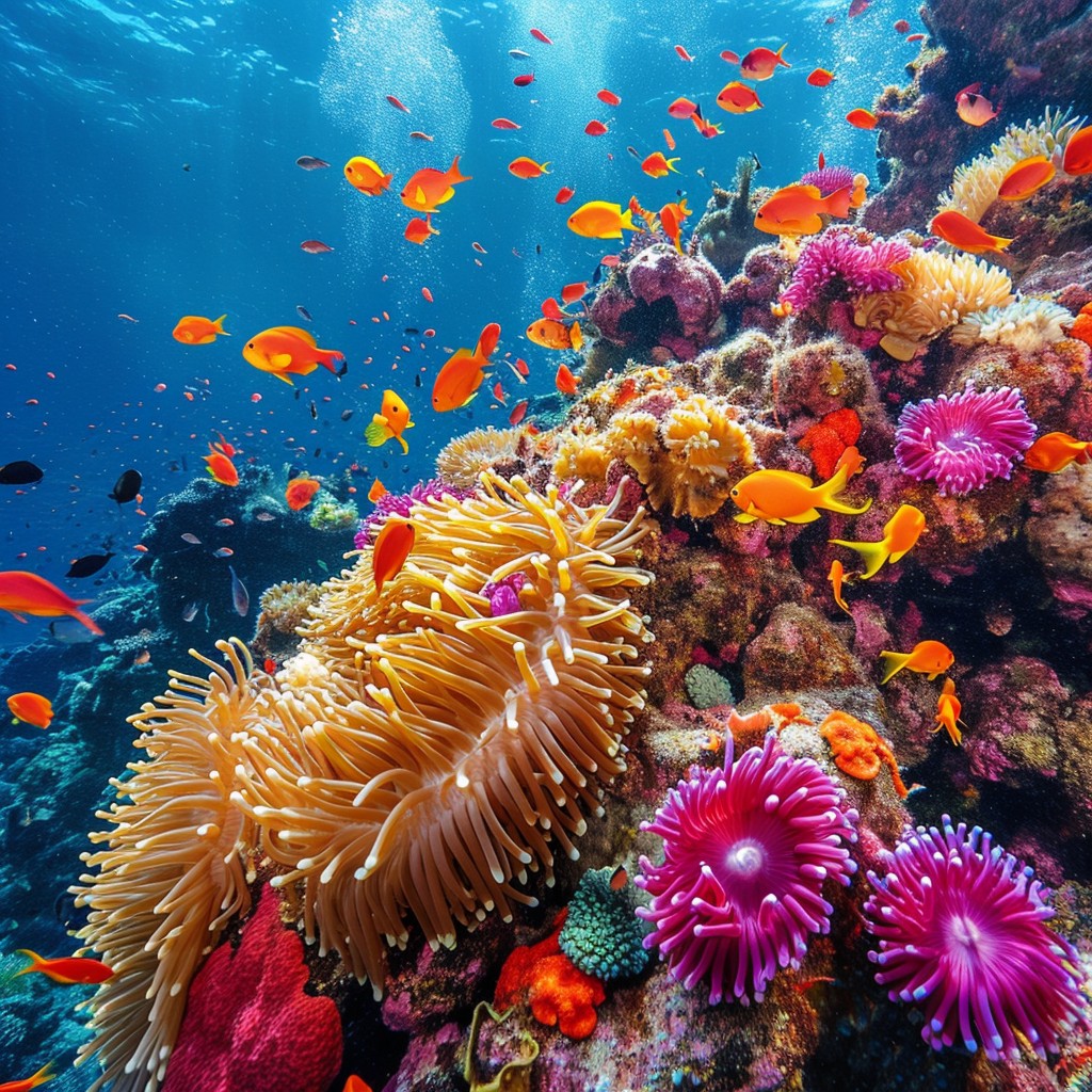 Free Vibrant Reef Life Image - Underwater, Reef, Biodiversity ...