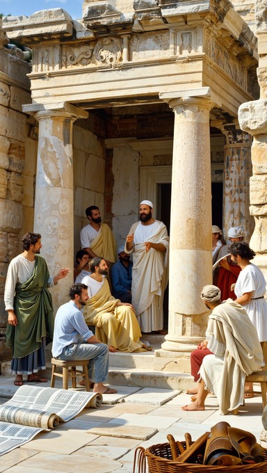 Free Ancient Teaching Moment Image - Ancient, Marketplace, Teacher ...