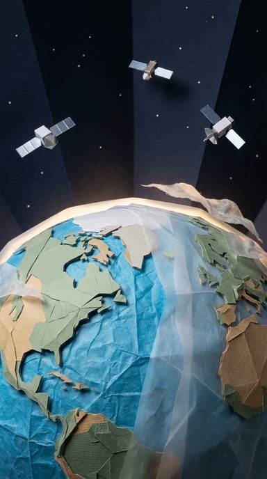 Free Paper Earth Orbit Image - Papercraft, Origami, Diorama | Download ...