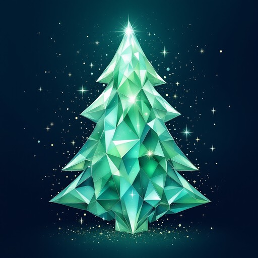 Stars and sparkle christmas cake