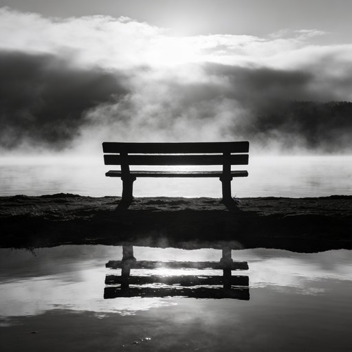 Solitude Setting Bench Free Misty Morning Solitude Image - Bench, Lakefront, Mist | Download ...