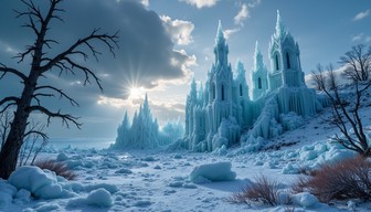 Free Frozen Gothic Cathedral Image - Frozen, Gothic, Ice | Download at ...