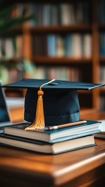 Download Graduation Cap Display Image - Graduation, Education, Cap ...