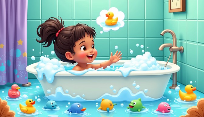 Free Joyful Bathing Alien Image - Alien, Bath, Bubbles | Download at ...