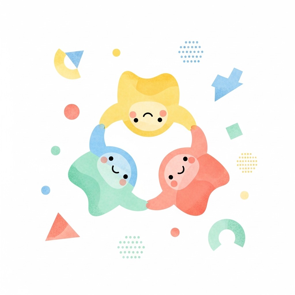 Free Colorful Friendship Circle Image - Illustration, Children ...