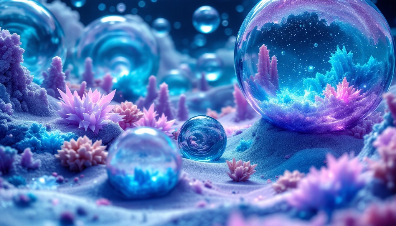 Free Magical Bubble Universe Image - Underwater, Bubbles, Crystals ...