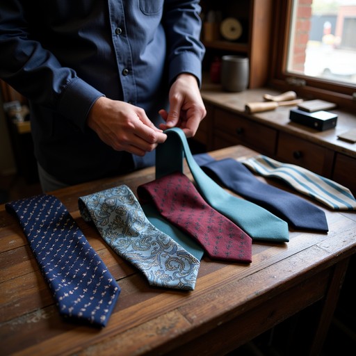 Sheen Workshops Free Handcrafted Silk Ties Image | Download at StockCake
