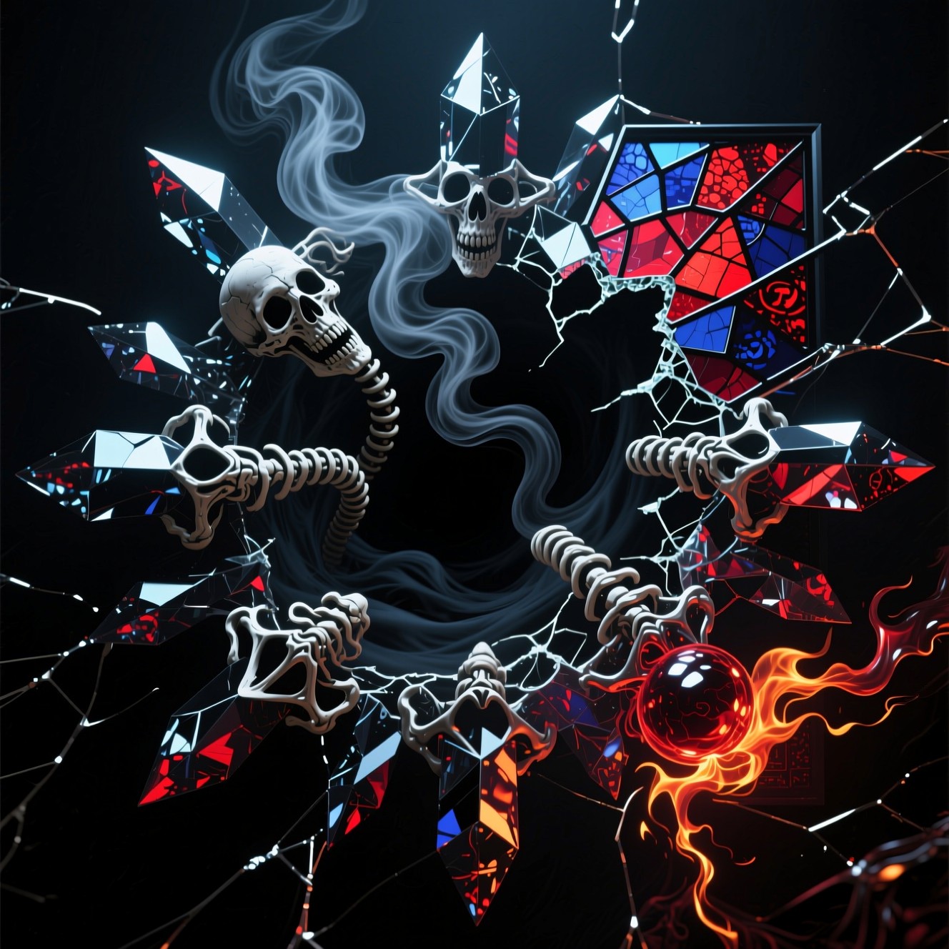 Free Elemental Gothic Abyss Photo - Gothic, Skeletal, Crystalline ...