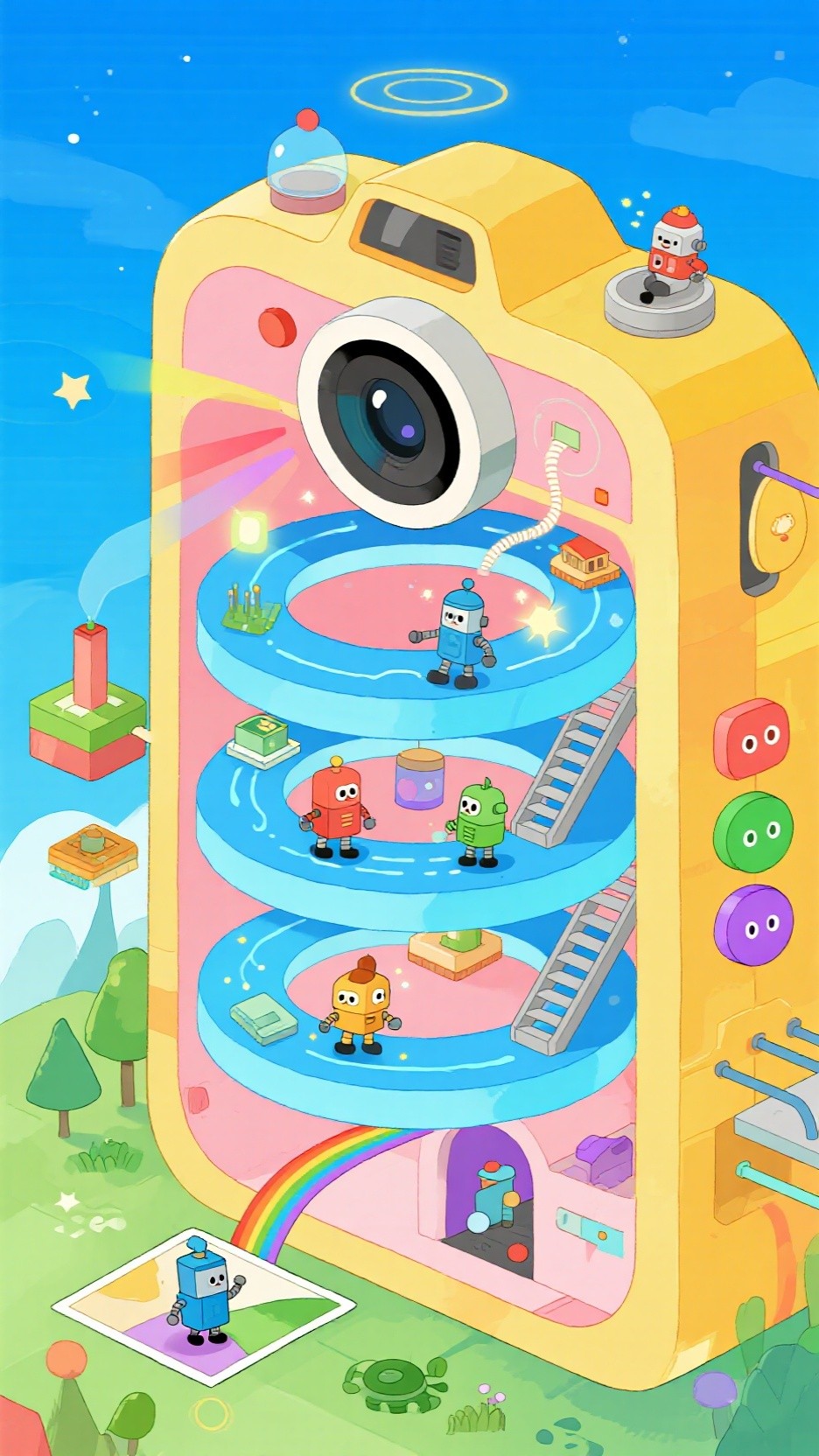 Free Magical Camera World Image - Whimsical, Camera, Robots | Download ...