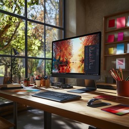 Free Creative workspace setup Image - Workspace, Creative, Computer ...