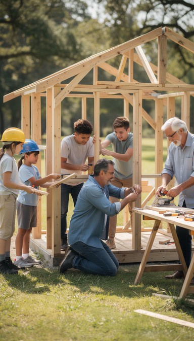 Free Building Together Outdoors Image - Teamwork, Building ...