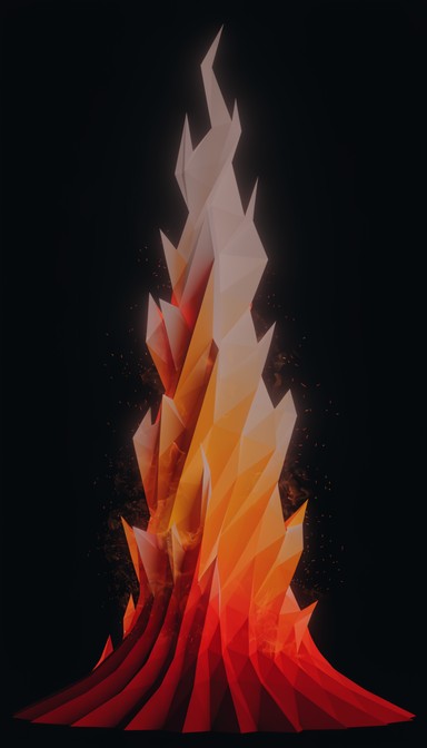 Geometric Fire Line Background Free Geometric Fire Column Image - Geometric, Fire, Column | Download ...