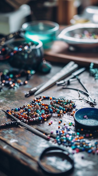 Free Beadwork Creative Mess Image | Download at StockCake