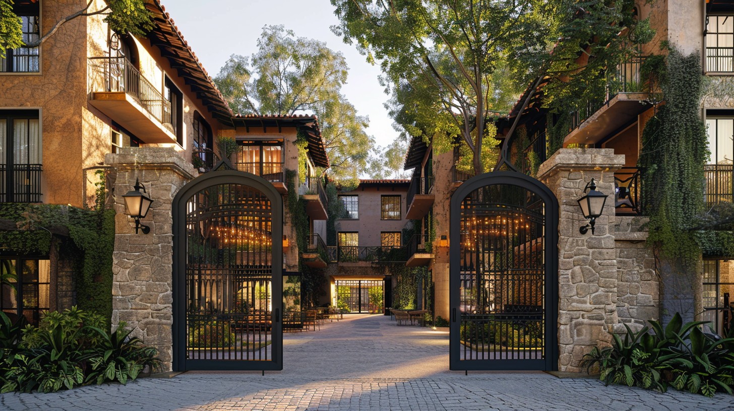 Free Luxurious Gated Entrance Image - Luxury, Gates, Estate | Download ...