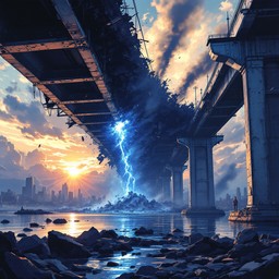 free-broken-bridge-sunset-image-bridge-sunset-ruins-download-at