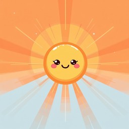 Free Sunny Kawaii Pixel Image - Kawaii, Pixel, Sun | Download at StockCake