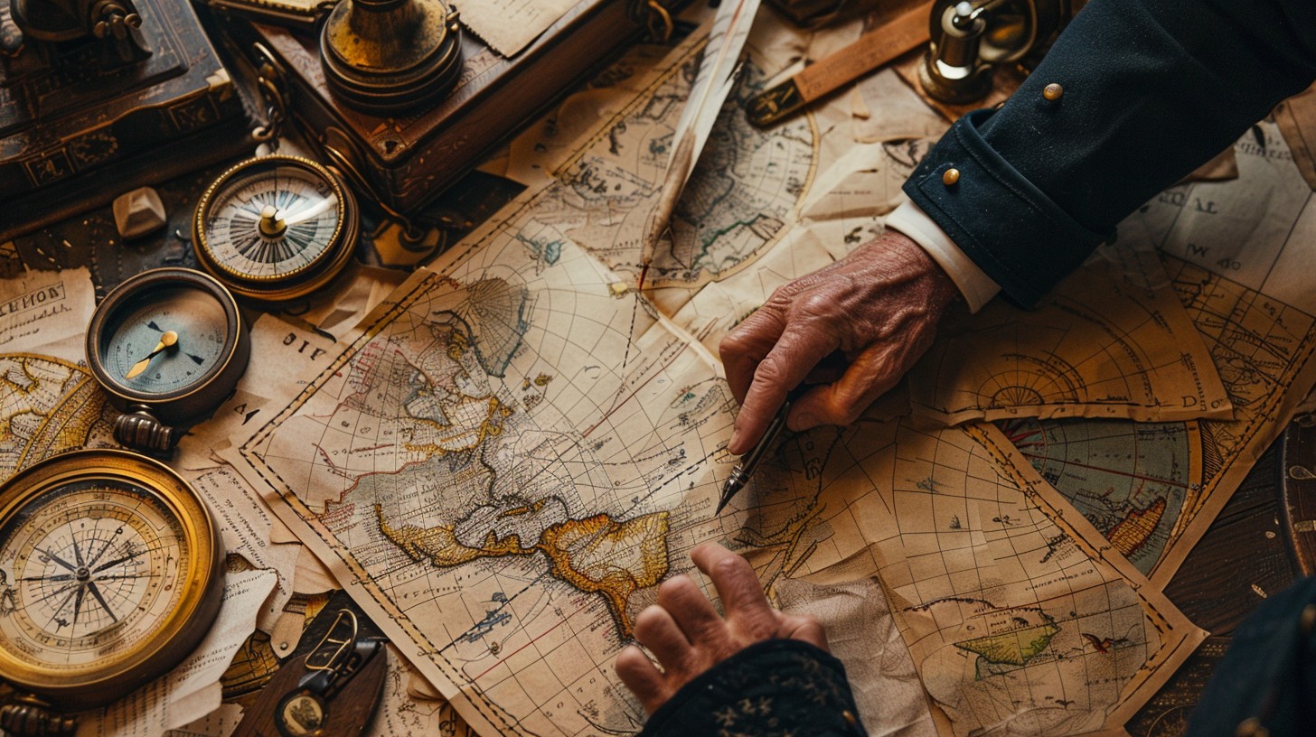 Exploring Using A Map Free Exploring Ancient Maps Image - Exploration, Maps, Compass ...