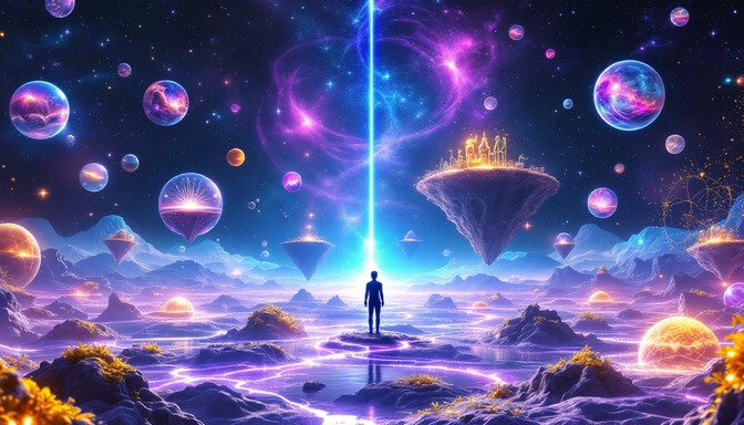 Free Cosmic Knowledge Ascension Image - Cosmic, Surreal, Knowledge ...