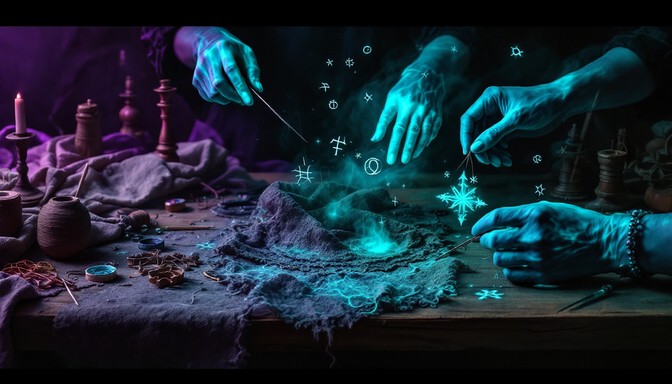 Free Spectral Sewing Enchantment Image - Magical, Spectral, Hands ...
