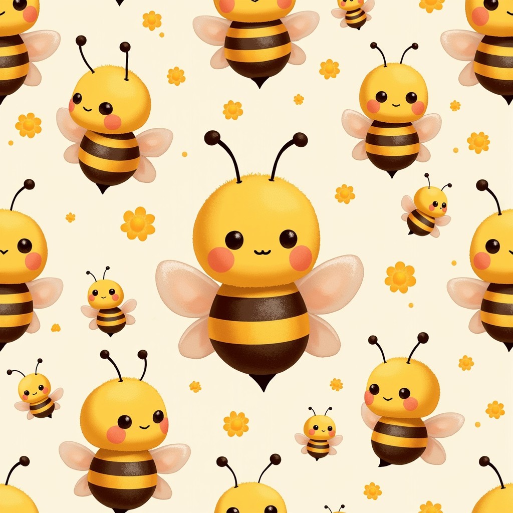 Free Buzzing Chibi Bees Image - Honeybees, Chibi, Cartoon | Download at ...