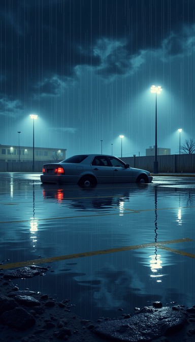 Free Rainy Night Drive Image - Rain, Night, Car | Download at StockCake