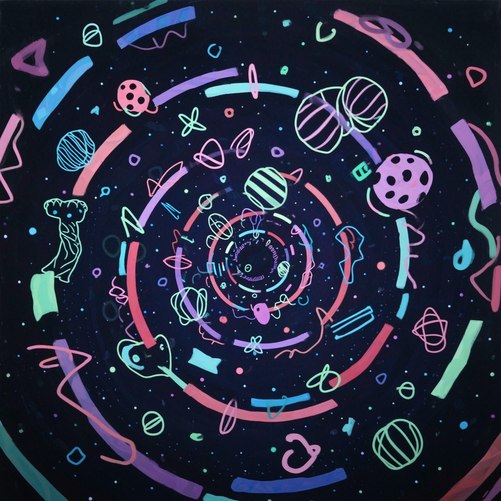 Free Cosmic Doodle Vortex Photo - Spiral, Doodle, Neon | Download at ...