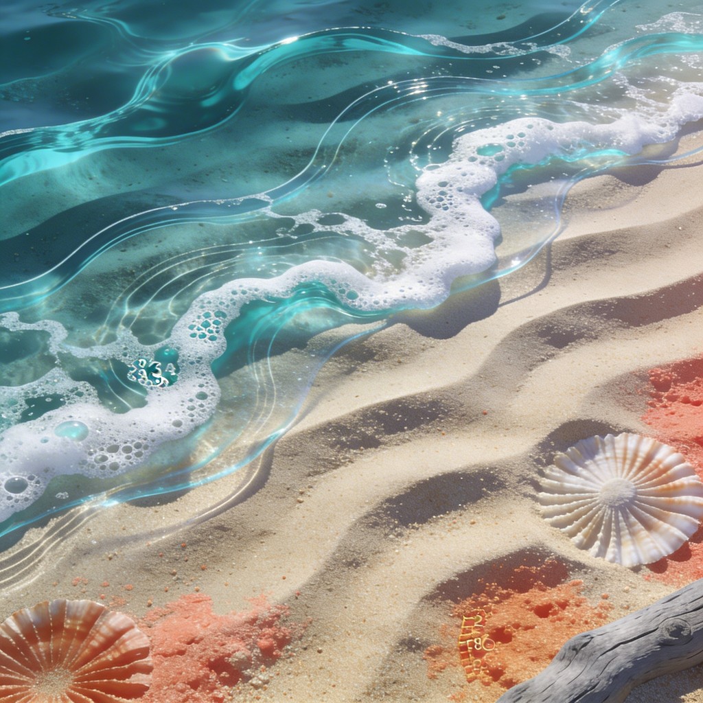 Free Coastal Abstract Art Image - Abstract, Beach, Waves | Download at ...