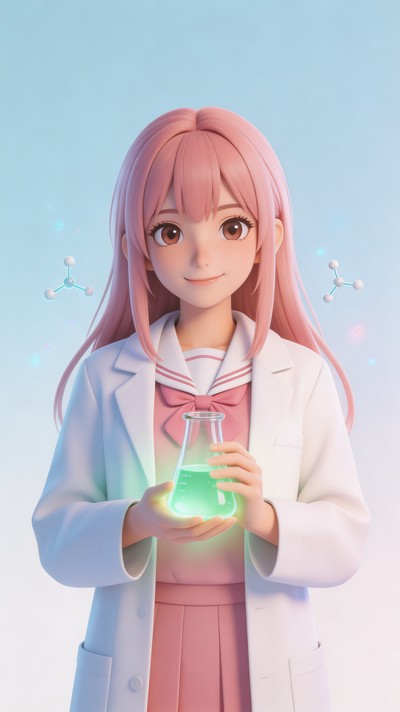 Free Science Meets Anime Image - Anime, Scientist, Schoolgirl ...