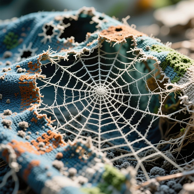 Free Delicate Frosted Web Photo - Spiderweb, Macro, Frost | Download at ...