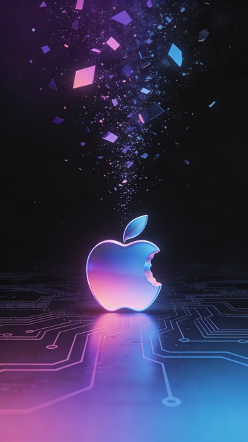 Free Holographic Tech Innovation Image - Apple, Holographic, Gradient ...