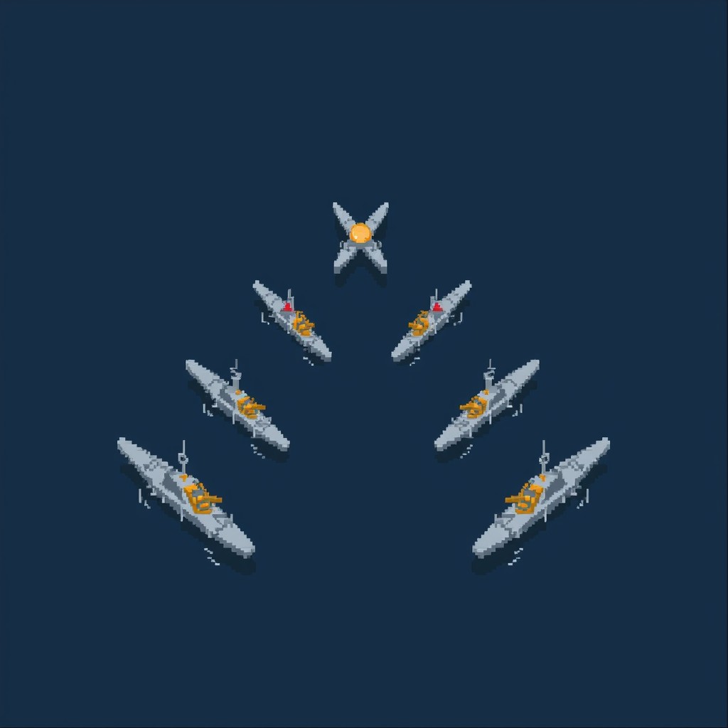 Free Pixel Fleet Formation Image - Pixelart, Navy, Fleet | Download at ...