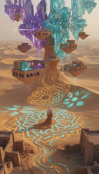 Free Mystical Desert Dreams Image - Fantasy, Surreal, Architecture ...