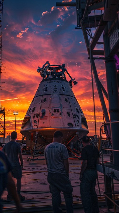 Free Rocket Launch Dusk Image - Rocket, Launch, Sunset | Download at ...