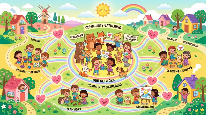 Community All Connected Free Connected Community Joy Image - Children, Community, Friendship ...