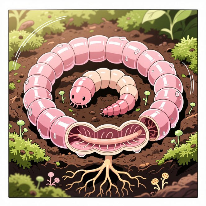Free Pink Ringed Annelid Image - Earthworm, Annelid, Pink | Download at ...