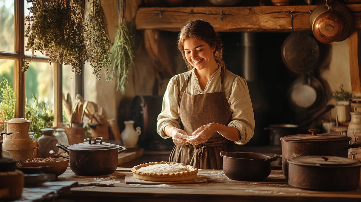 Baking Homade Images Free Baking homemade pie Image - Baking, Woman, Kitchen | Download at ...
