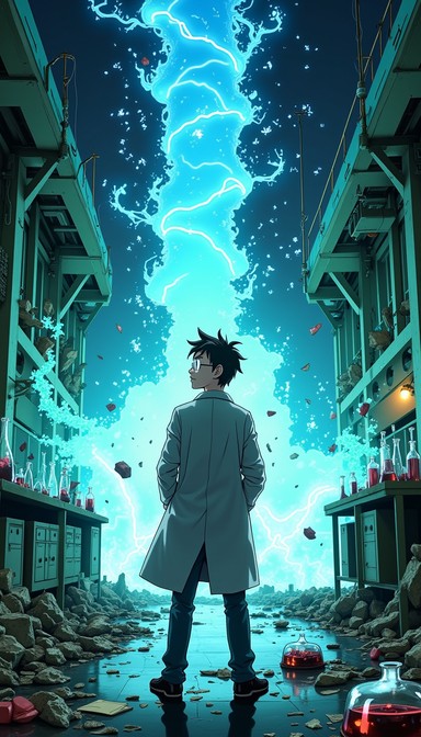 Anime Exploded Lab Free Experiment Gone Wrong Image - Scientist, Laboratory, Anime ...