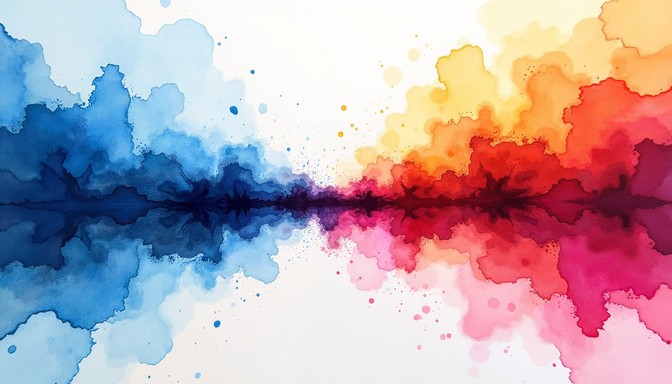 Free Spectrum of Pigments Image - Watercolor, Spectrum, Rainbow ...