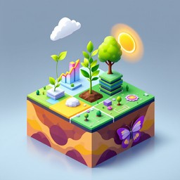 Free Growth Ecosystem Visualization Image - Growth, Isometric ...