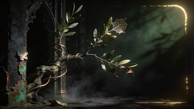 Oliver Tree Gothic Look Free Gothic Botanical Darkness Image - Gothic, Dark, Olive | Download ...