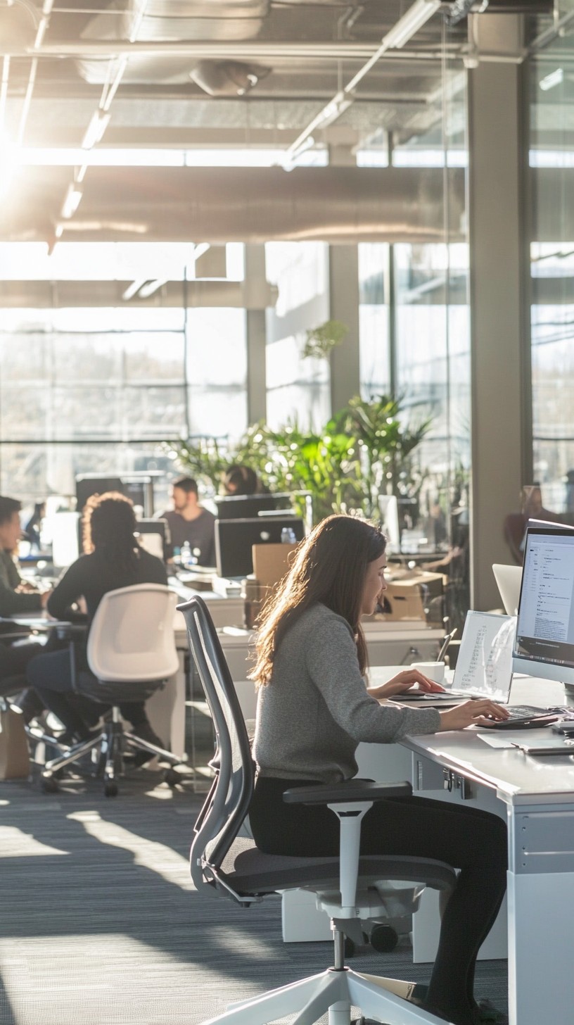 Work Images Download Free Office Work Environment Image - Office, Sunlight, Workers ...