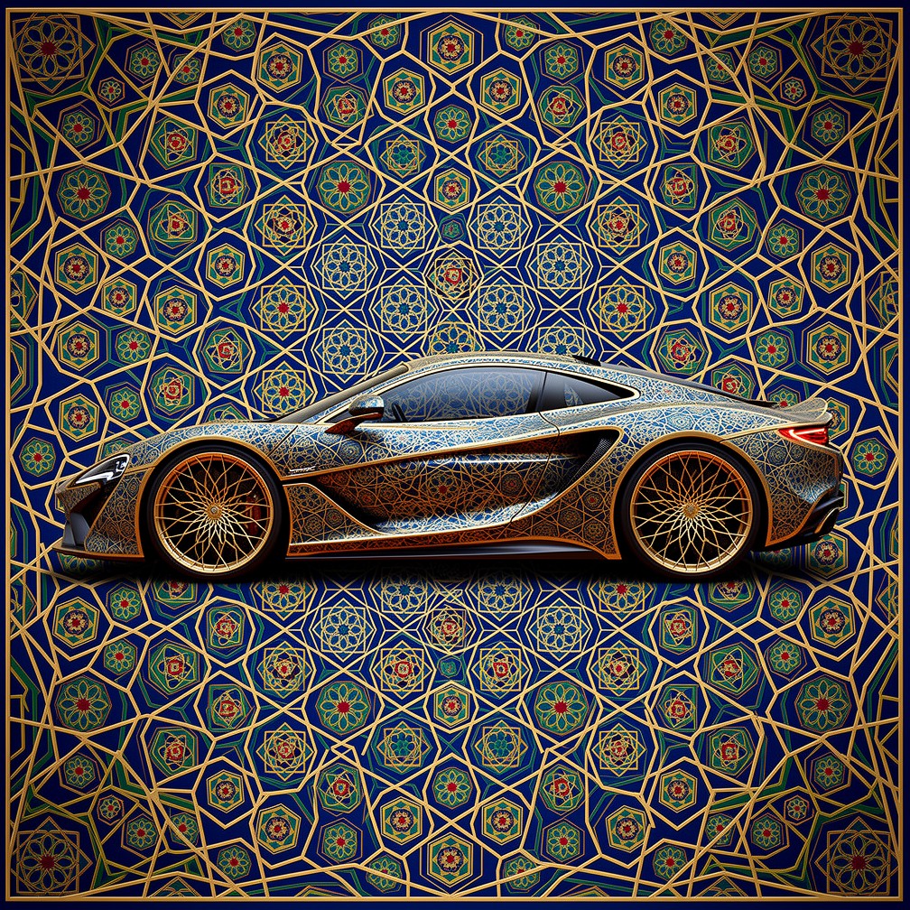 Islamic Car Pattern Free Sacred Automotive Geometry Image - Automotive, Geometric, Islamic ...