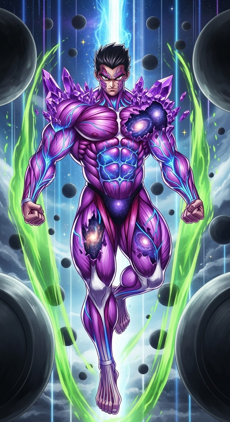 Free Cosmic Power Unleashed Image - Anime, Bodybuilder, Cosmic ...