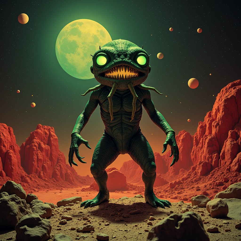 Free Retro Alien Terror Image - Alien, Monster, Retro | Download at ...