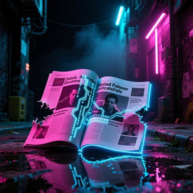 Free Digital Media Decay Image - Cyberpunk, Neon, Magazine | Download ...